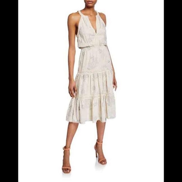 Love Sam Anthropologie Eyelet Dress M - Picture 3 of 16